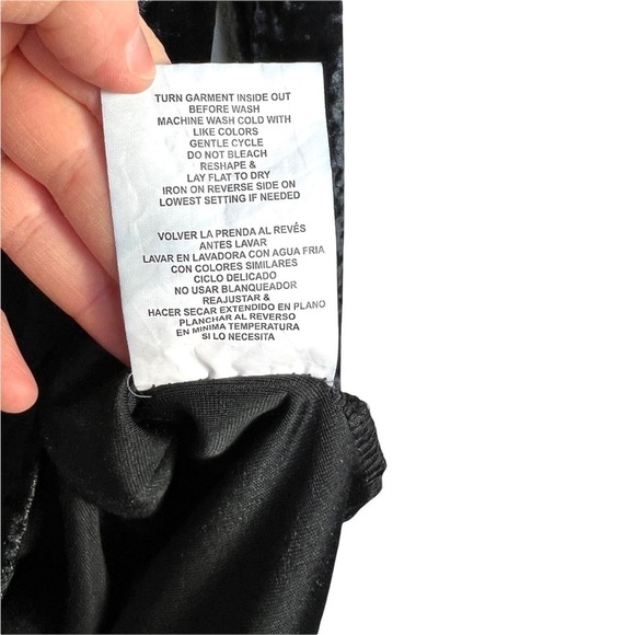 Altar’d State Crushed Velvet Soft Front Knot Long Sleeve Shirt Size Medium - Picture 7 of 14